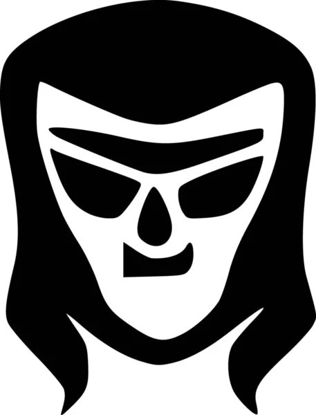 Skull Web Icon Simple Design — Stock Photo, Image