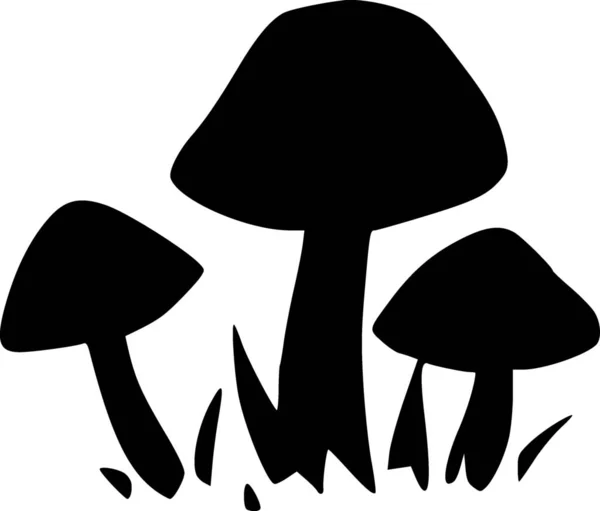 Pilz Web Symbol Einfache Illustration — Stockfoto