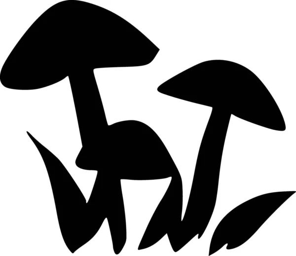 Pilz Web Symbol Einfache Illustration — Stockfoto