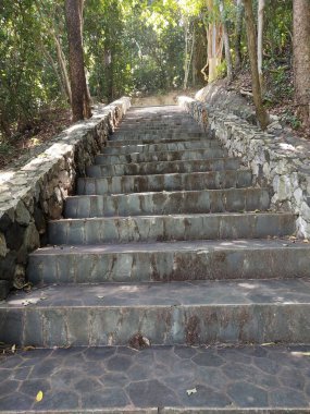 stairs in the park at Chonburi Thailand