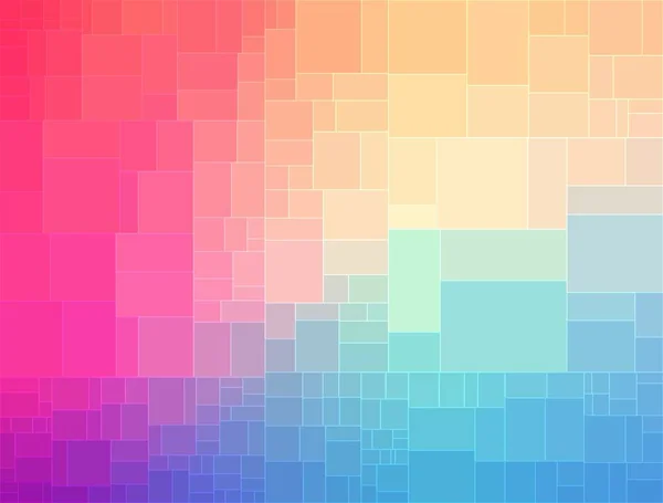 Αφηρημένο Πολύχρωμο Τετράγωνο Εικονοστοιχείο Φόντο Ορθογώνια — Φωτογραφία Αρχείου