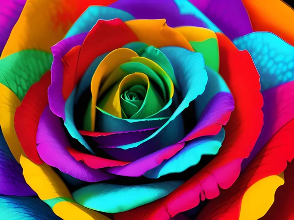 Beautiful Colorful Background Roses — Stock Photo, Image