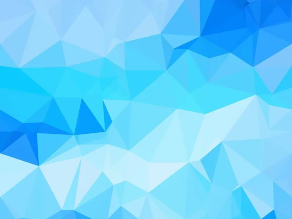Blauer Polygonaler Mosaikhintergrund Kreative Design Vorlagen — Stockfoto