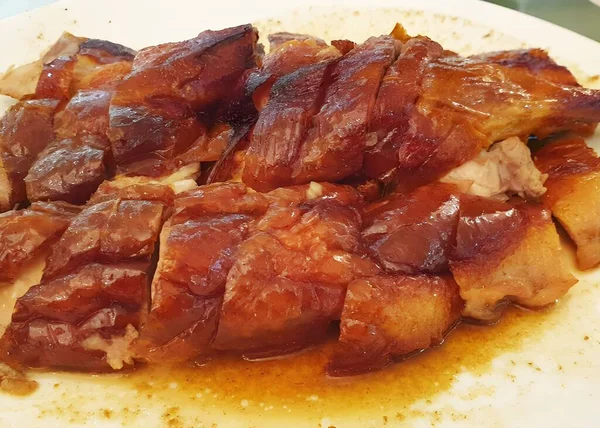 Roasted Pork Ribs Sauce — Stock Photo, Image