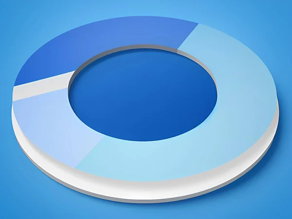 Darstellung Eines Kreis Buttons Mit Weißem Hintergrund — Stockfoto