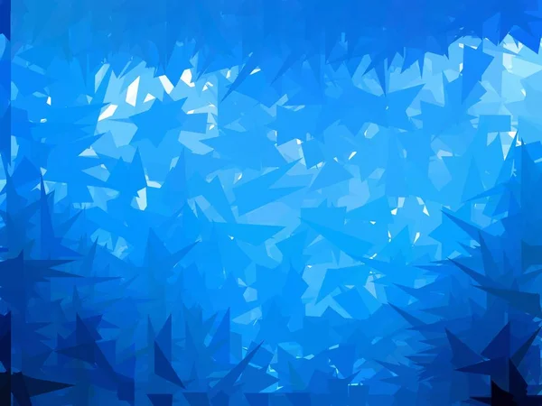 Padrão Vetor Azul Claro Com Triângulos Ilustração Abstrata Moderna Com — Fotografia de Stock