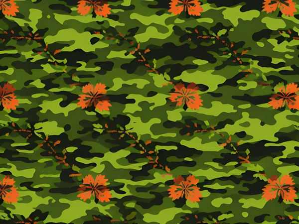 Färg Kamouflage Mönster Bakgrund Illustration — Stockfoto