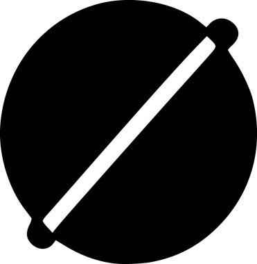 Gezegen simgesinin siyah beyaz