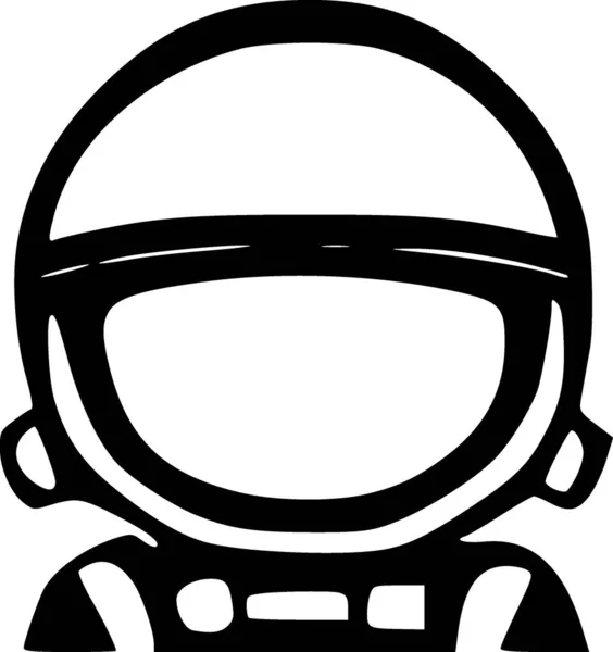 Astronaute Icône Web Illustration Simple — Photo