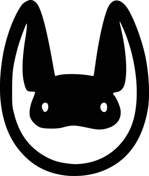 Conejo Icono Web Ilustración Simple —  Fotos de Stock