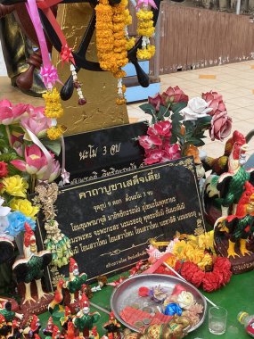 Tayland Donanması 'nın kurucusu HRH Chumporn' a ödeme levhası saygısı. Chahoengo, Tayland, 19 yaşında. Nisan 2022