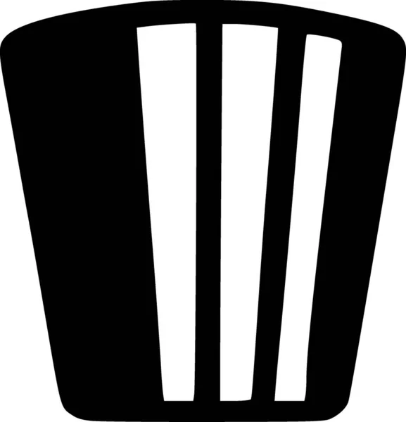 Ikona Ilustracji Modnym Stylu — Zdjęcie stockowe