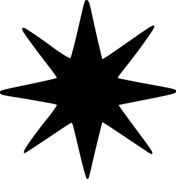Знак Звезды Белом Фоне — стоковое фото