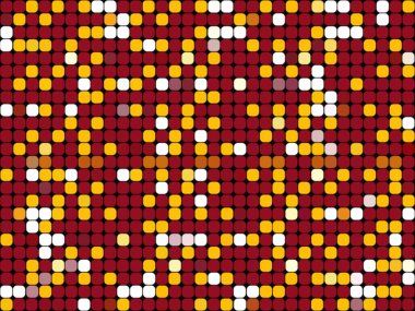 Renkli daire şekilli soyut bir arkaplan. Bu çizim kendi tasarımınızı başlatmak için mükemmel..