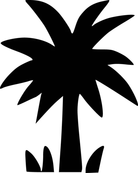 Palmeira Design Simples — Fotografia de Stock
