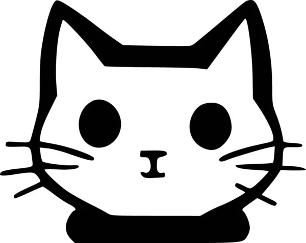 Cat Web Icon Simple Illustration — Stock Photo, Image