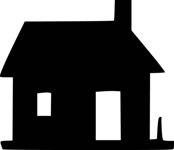 Haus Illustration Zum Web Symbol — Stockfoto