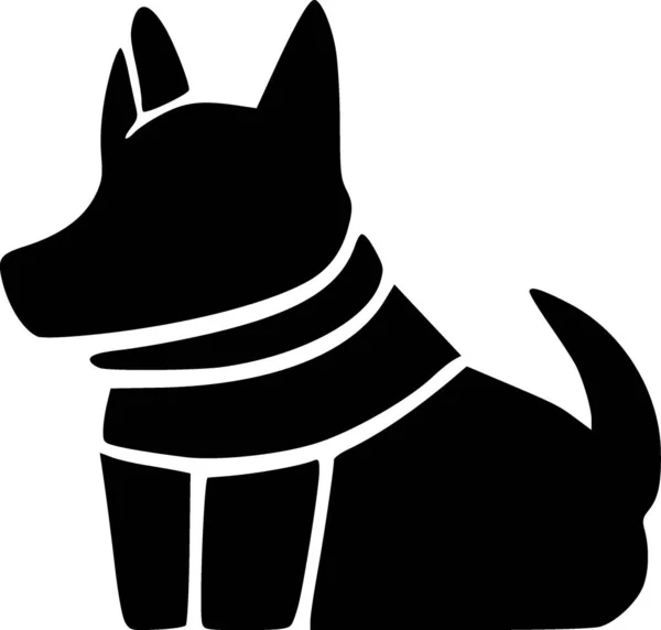 Dog Web Icon Simple Illustration — Stock Photo, Image