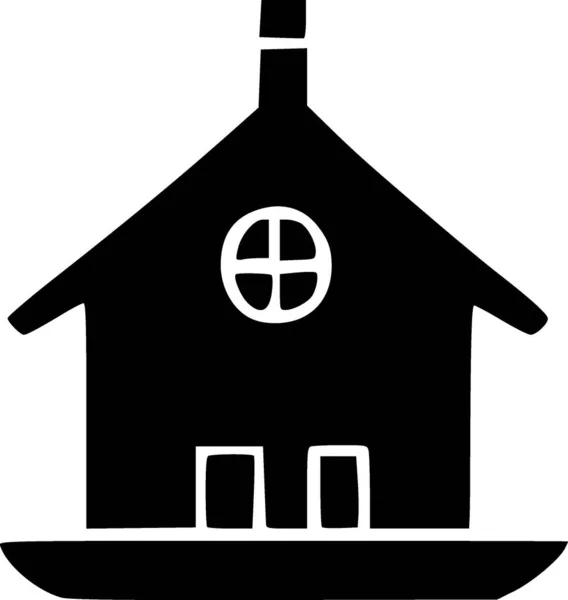 Haus Illustration Zum Web Symbol — Stockfoto