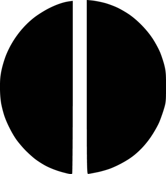 Ilustrace Černobílého Kruhu Abstraktním Pozadím — Stock fotografie