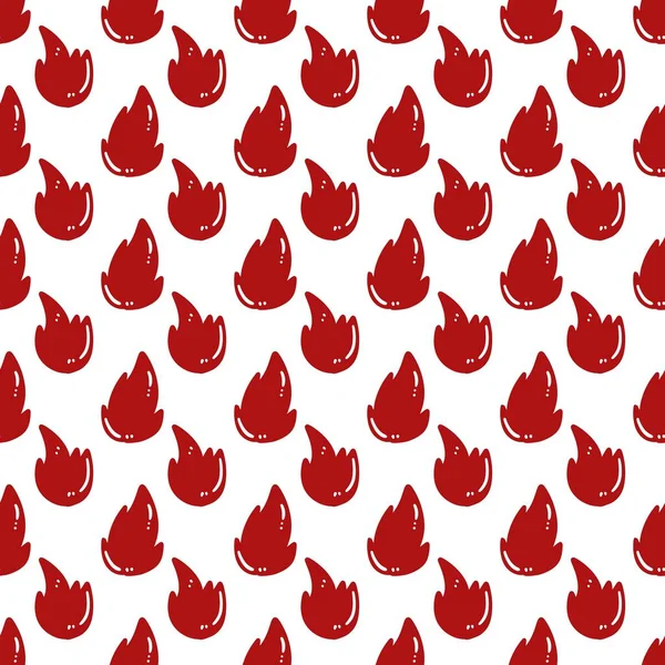 Nahtlose Muster Von Feuer Form Hintergrund — Stockfoto