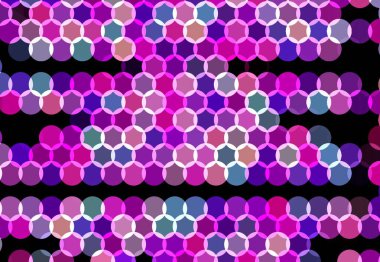 Altıgen ve altıgen şekilli soyut bir arkaplan. resimleme