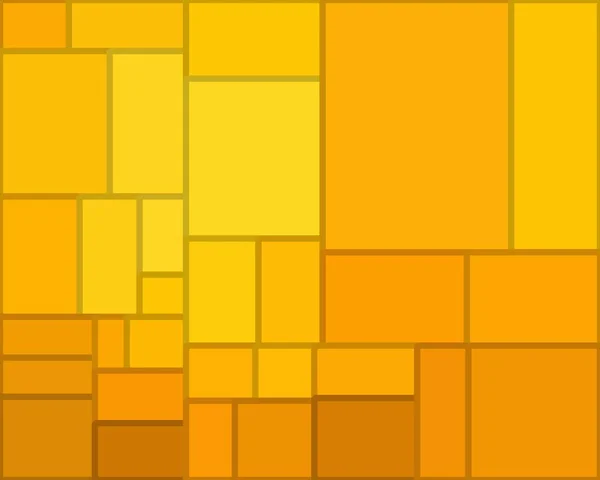 Oranje Gele Vierkanten Abstracte Achtergrond Illustratie — Stockfoto