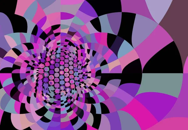 Illustration Abstraite Fond Formes Géométriques Multicolores Avec Effet Dégradé — Photo