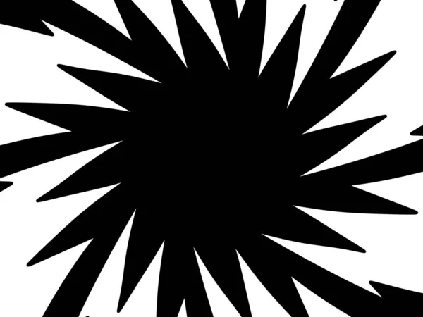 Hvězdicová Ikona Jednoduchá Ilustrace Trhliny Slunci Pro Webový Design — Stock fotografie