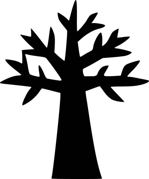 Δέντρο Web Εικονίδιο Απλή Απεικόνιση — Φωτογραφία Αρχείου