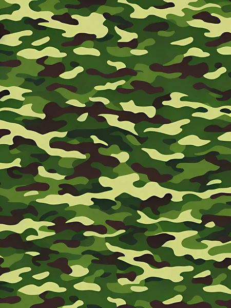Couleur Verte Fond Abstrait Motif Camouflage Illustration — Photo
