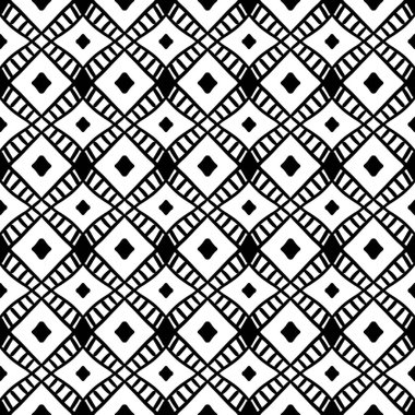 Soyut geometrik şekilli kusursuz desen