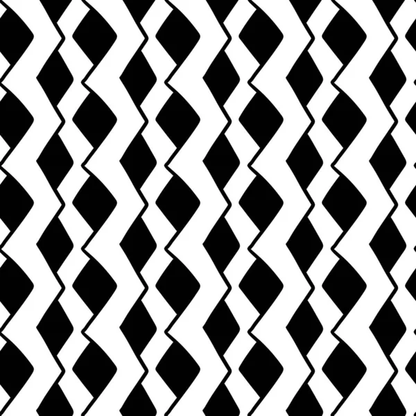 Ontwerp Naadloos Zwart Wit Abstract Patroon Met Monochrome Geometrische Vormen — Stockfoto