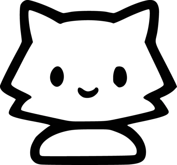 고양이 아이콘 — 스톡 사진