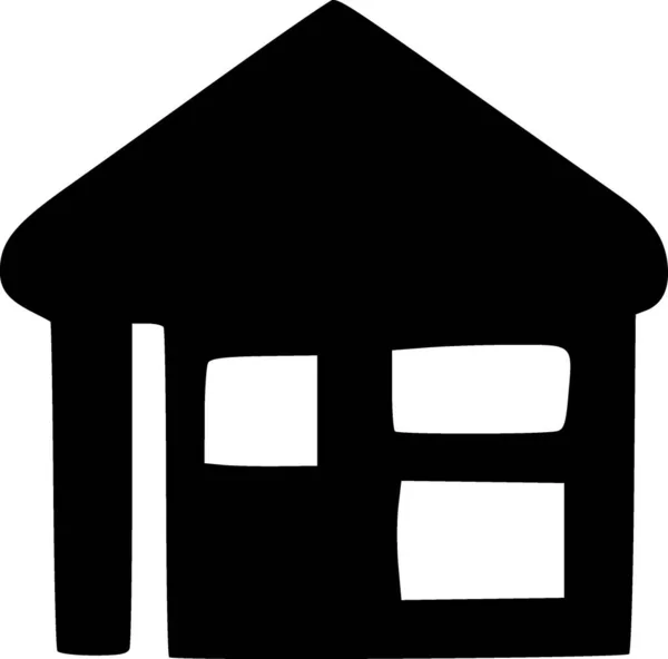 Het Huis Web Icoon Eenvoudige Illustratie — Stockfoto
