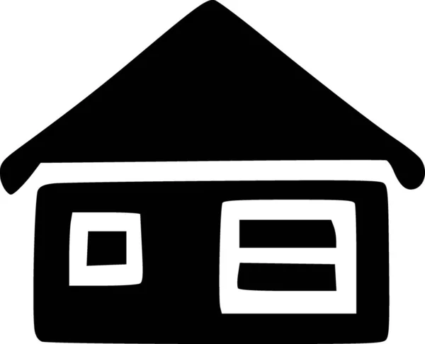Házat Web Ikon Egyszerű Illusztráció — Stock Fotó