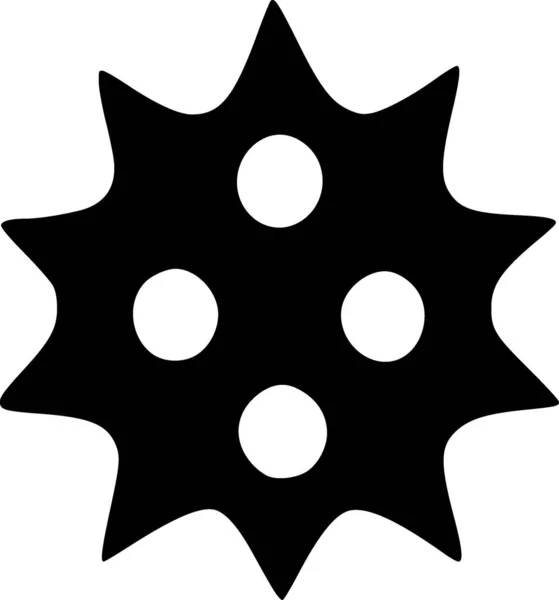 Virus Web Icon Design Semplice — Foto Stock