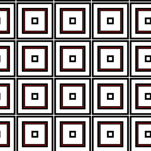Vektor Nahtloses Muster Mit Schwarzen Und Weißen Quadraten — Stockfoto