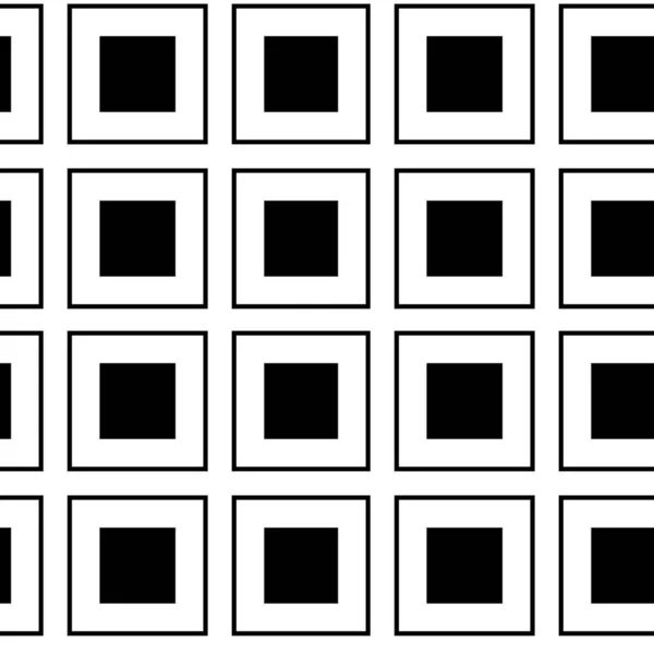 Seamless Pattern Abstract Black White Ornamental Illustration — Stock Photo, Image