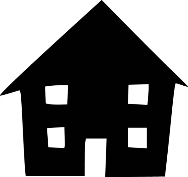 House Web Icon Simple Illustration — Stock Photo, Image