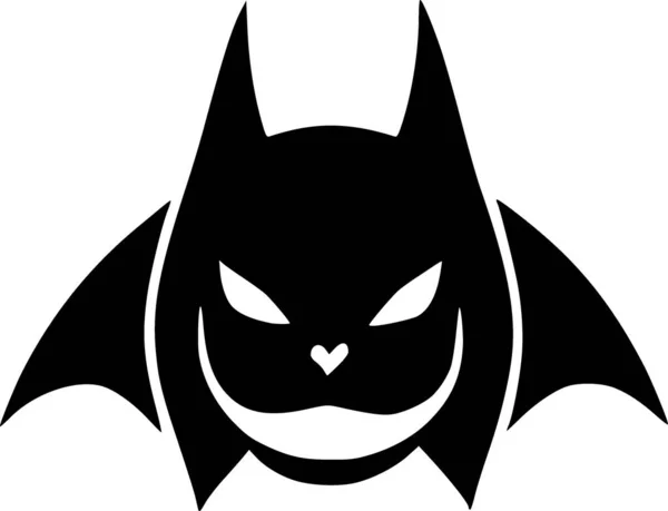 Morcego Ícone Web Ilustração Simples — Fotografia de Stock
