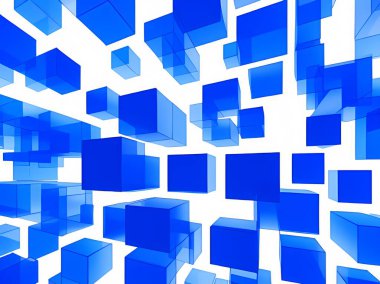 Küplerle geometrik arkaplan. resimleme