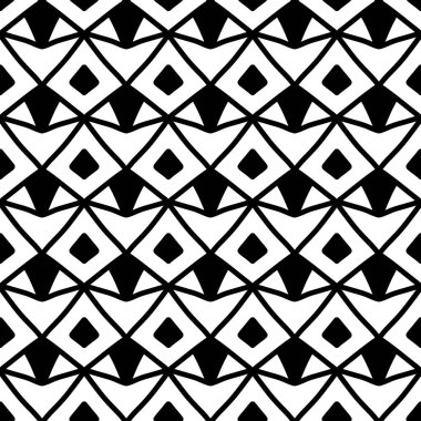Geometrik şekilli kusursuz desen. resimleme