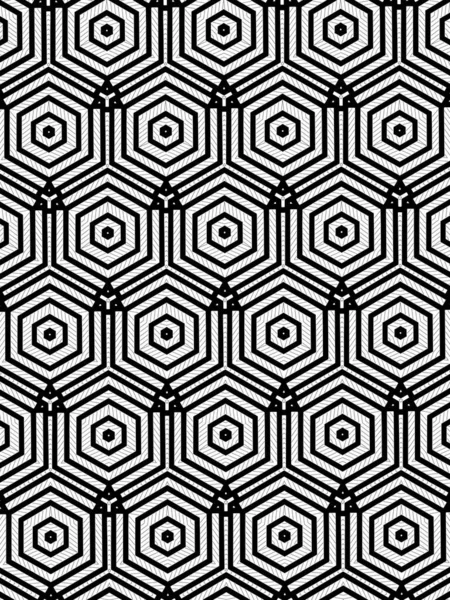 Black White Geometric Pattern Background — Stock Photo, Image