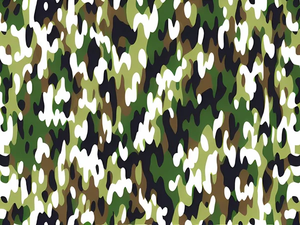 Kamouflage Militära Mönster Bakgrund Illustration — Stockfoto