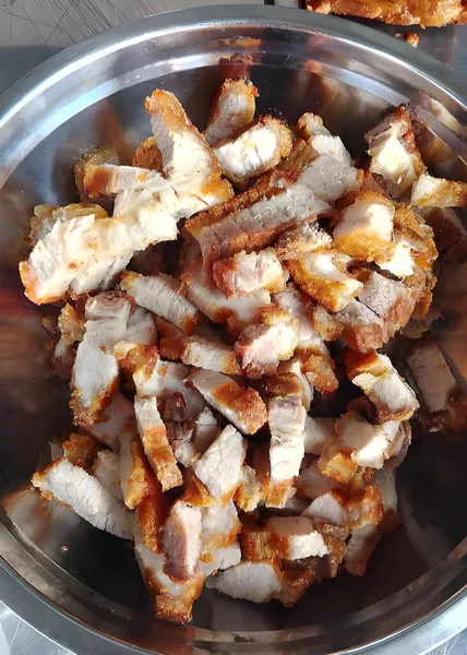 Fried Crispy Pork Dish — Stock Photo, Image