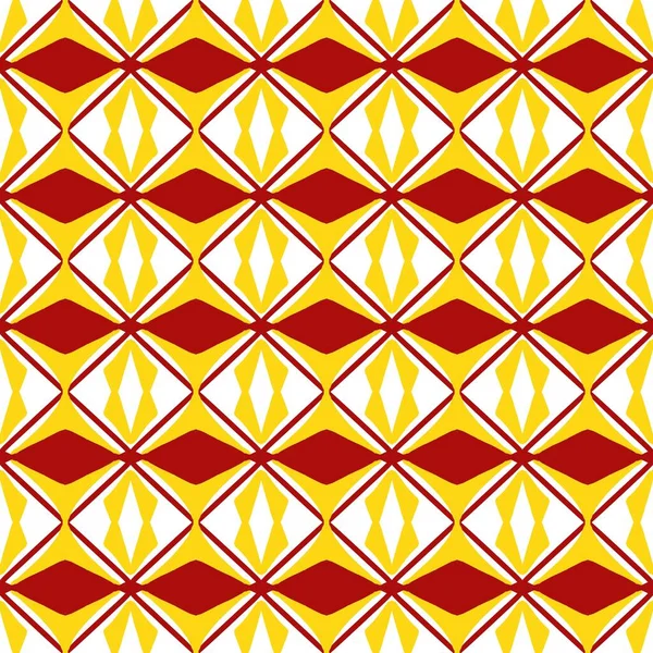 Patrón Sin Costura Con Formas Geométricas Abstractas Ilustración — Foto de Stock