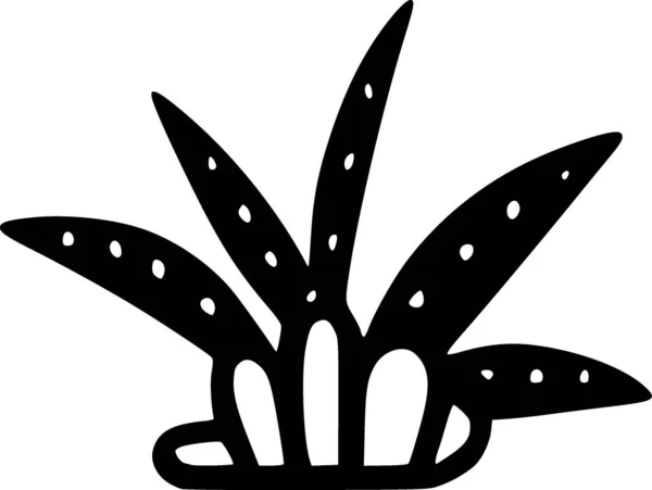 Cactus Icono Web Ilustración Simple — Foto de Stock