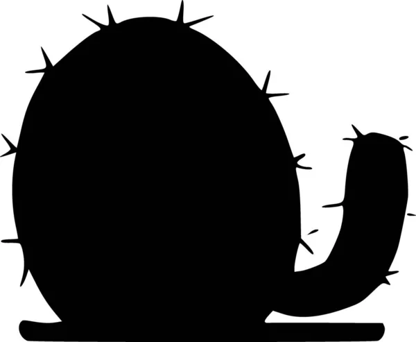Kaktus Web Symbol Einfache Illustration — Stockfoto