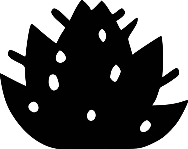 Kaktusz Web Ikon Egyszerű Illusztráció — Stock Fotó
